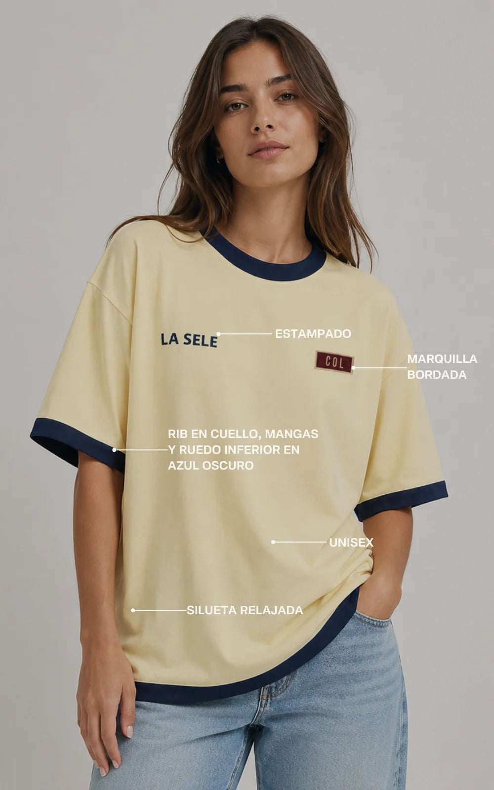TSHIRT LA SELE AMARILLA - UNISEX-3