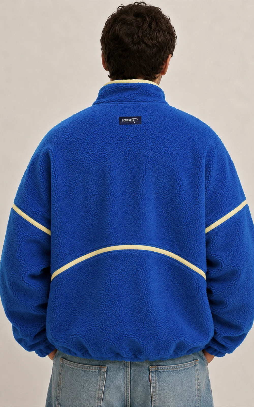 SACO OVEJERO LA SELE BOXY AZUL - UNISEX