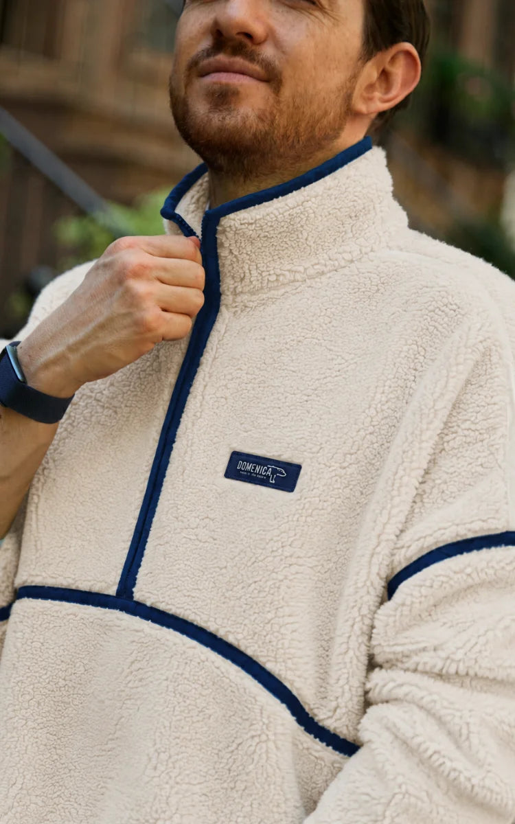 SACO OVEJERO BOXY CREMA - UNISEX-2