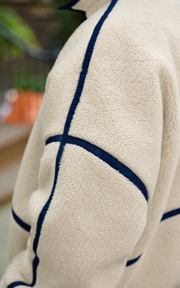 SACO OVEJERO BOXY CREMA - UNISEX-9