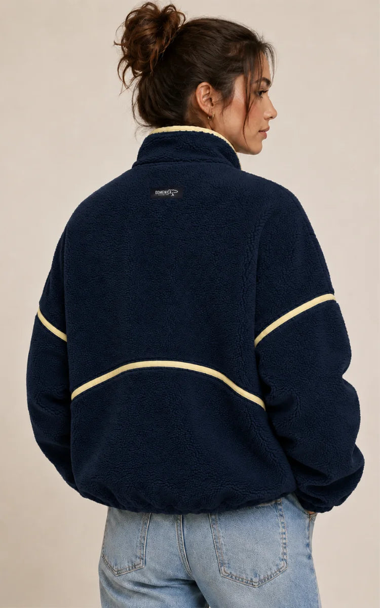 SACO OVEJERO COLOMBIA BOXY AZUL OSCURO - UNISEX-4
