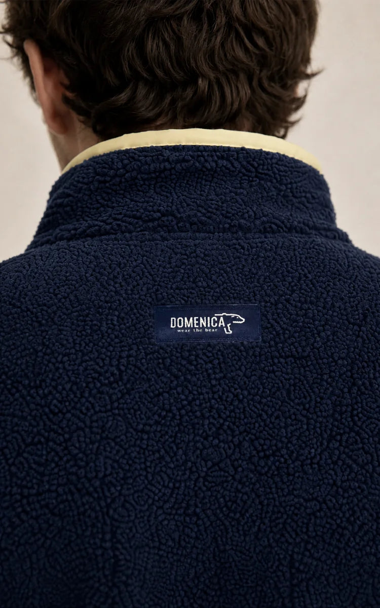 SACO OVEJERO COLOMBIA BOXY AZUL OSCURO - UNISEX-6