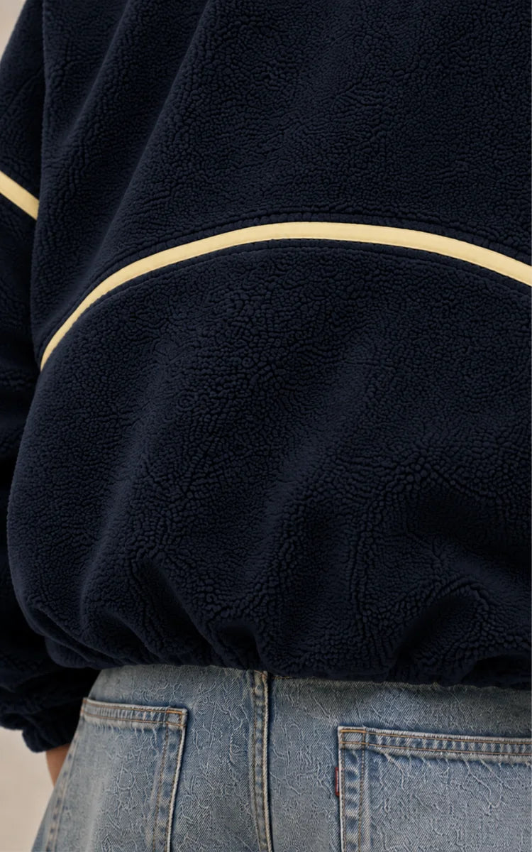SACO OVEJERO COLOMBIA BOXY AZUL OSCURO - UNISEX-7