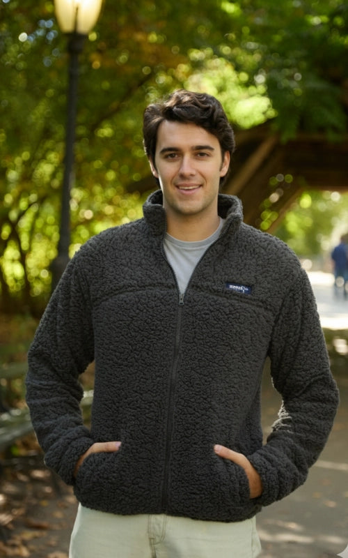 SACO OVEJERO GRIS OSCURO - UNISEX