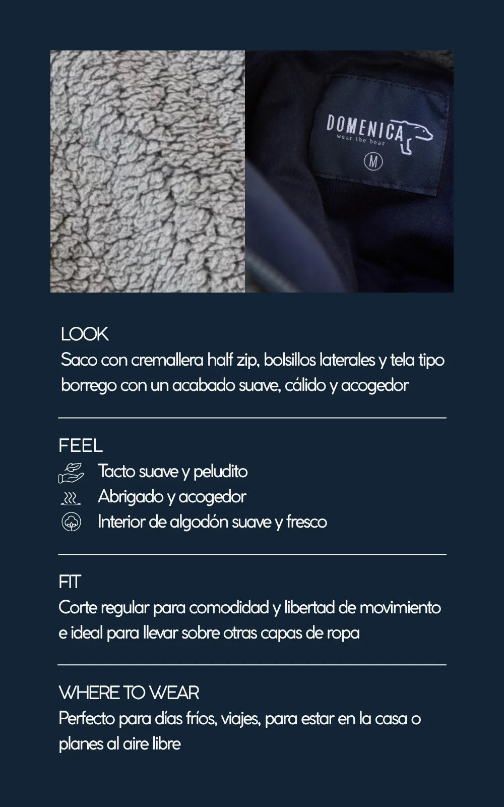 SACO OVEJERO GRIS - UNISEX-6