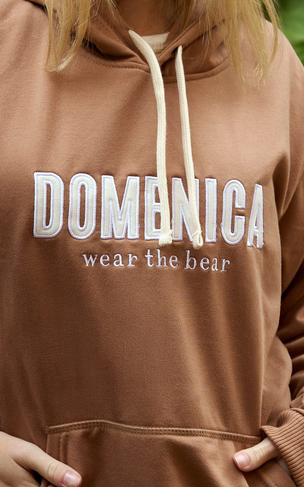 HOODIE DOMENICA ALMENDRA - UNISEX-5