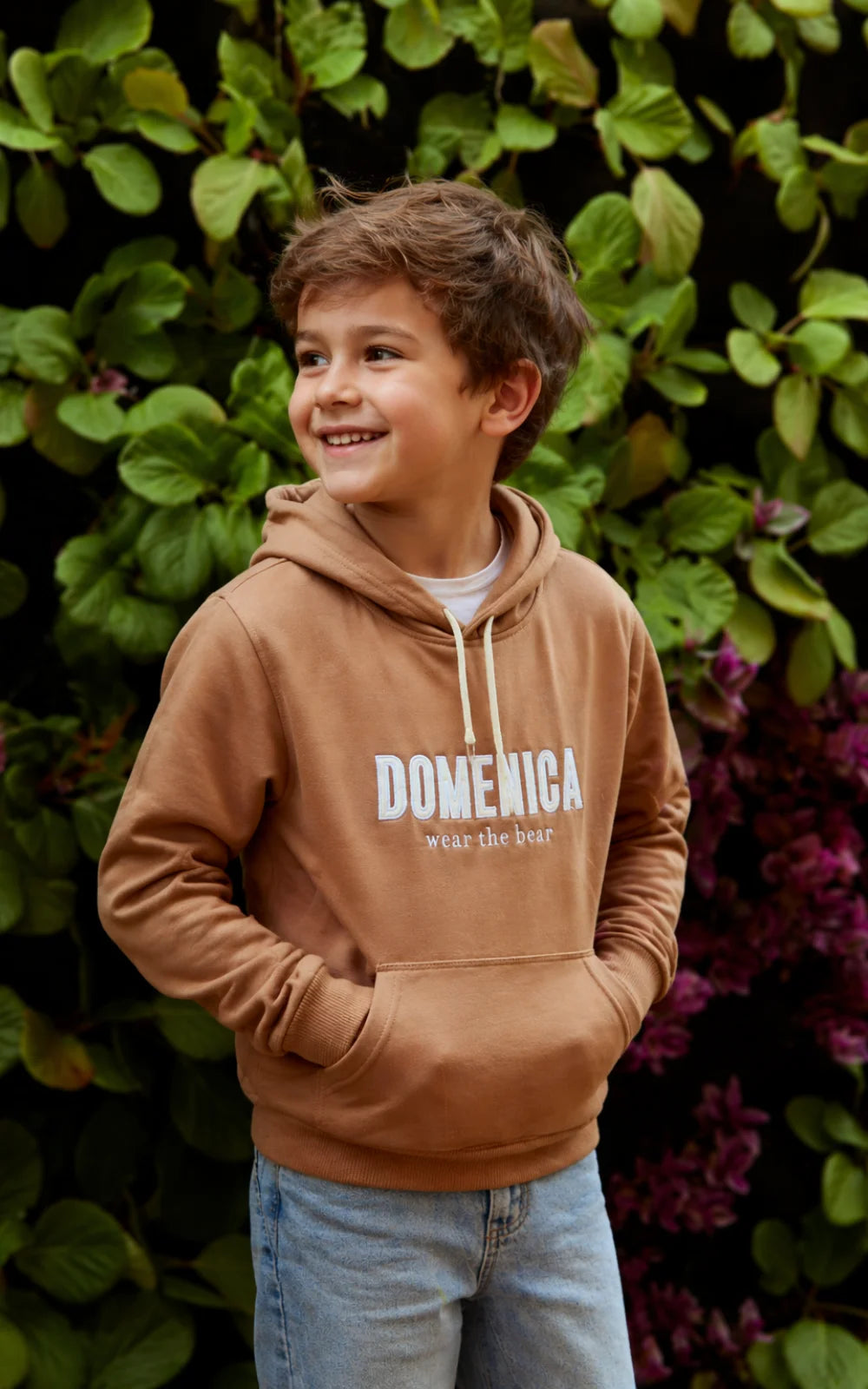 HOODIE DOMENICA ALMENDRA - NIÑOS