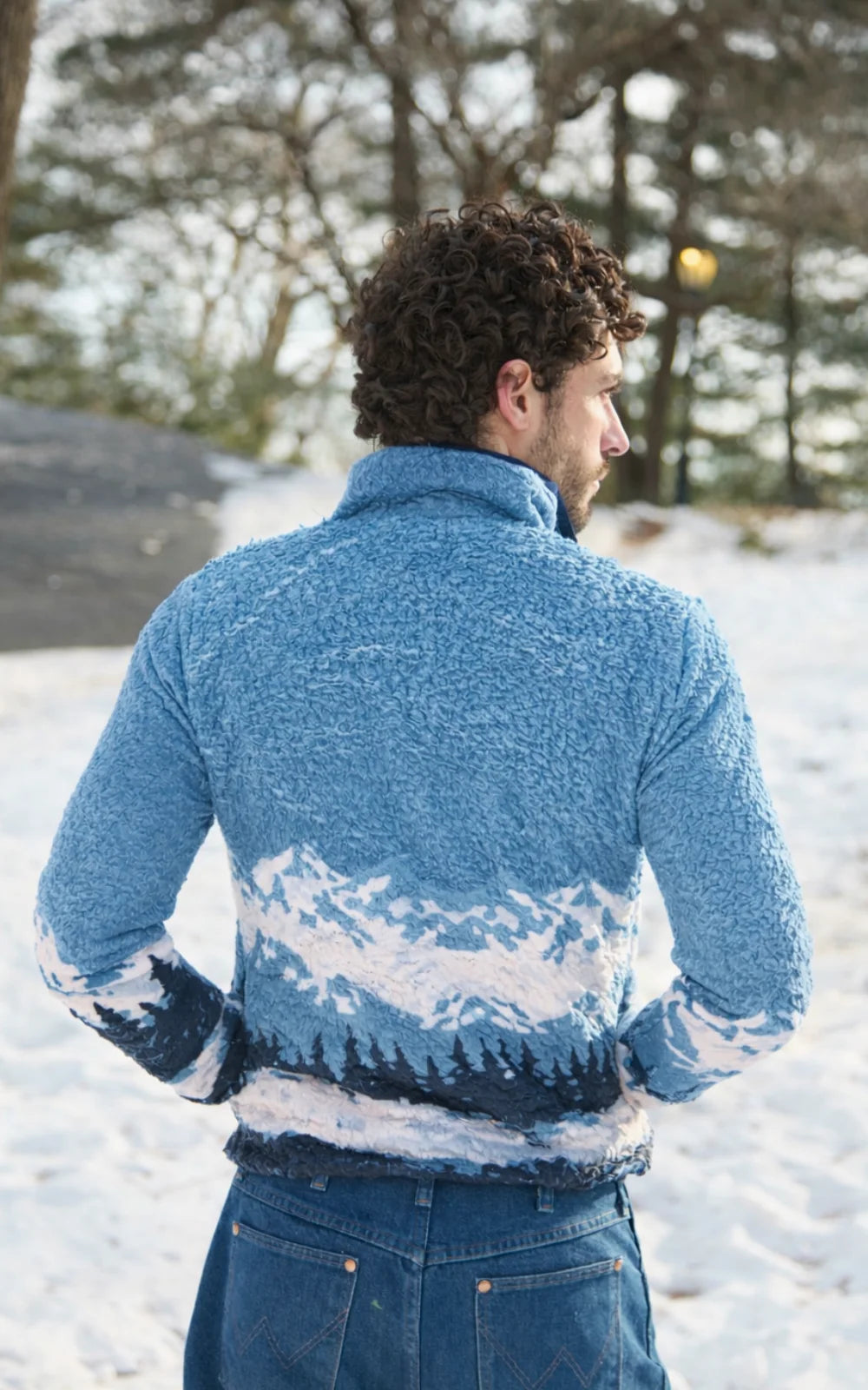 SACO OVEJERO DE OSO AZUL CLARO - UNISEX