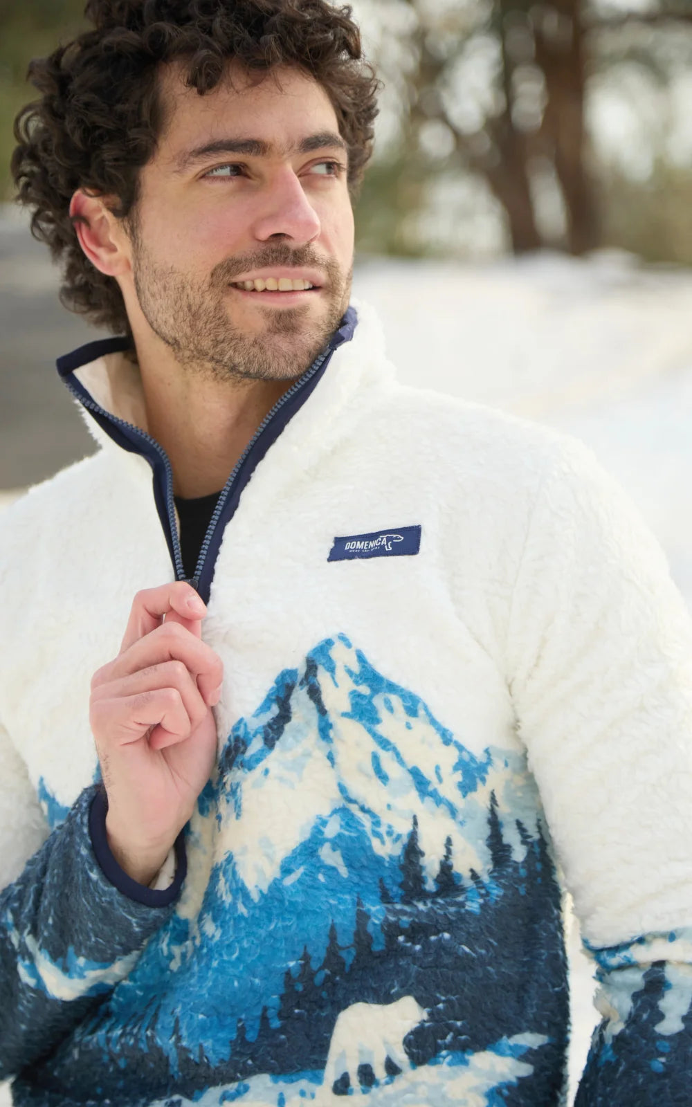 SACO OVEJERO BLANCO DE OSO - UNISEX