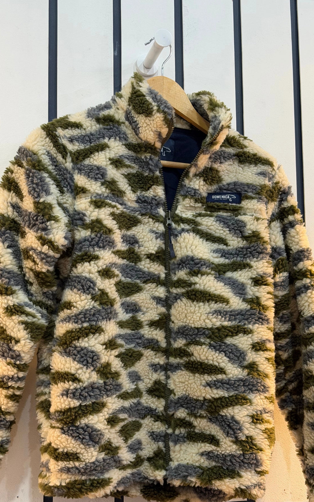 Saco ovejero con distingos colores unisex Domenica - vista frontal