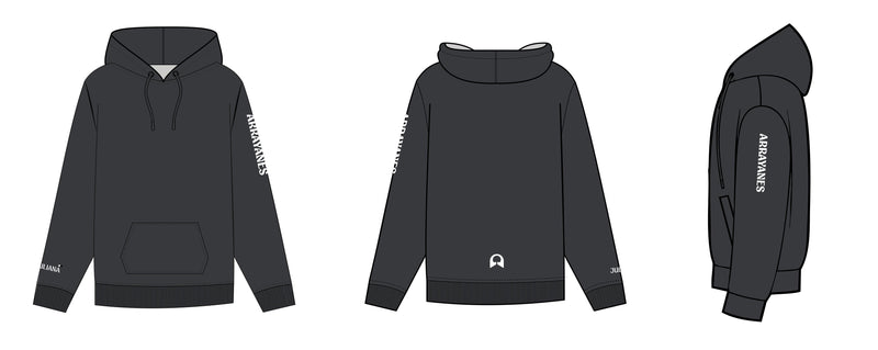 HOODIE GRIS ARRAYANES NIÑOS - UNISEX