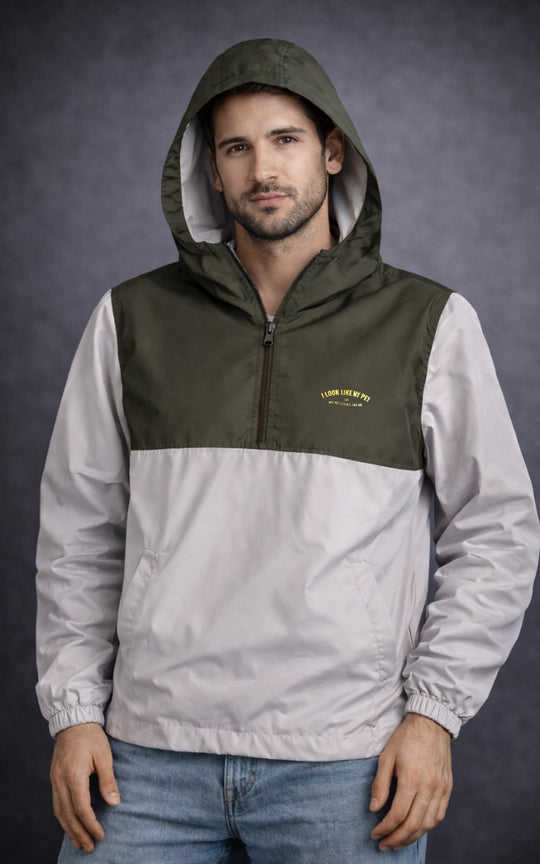 CHAQUETA ROMPEVIENTOS VERDE UNISEX