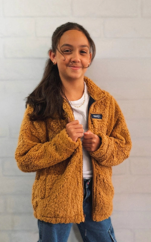 SACO OVEJERO CARAMELO - NIÑOS