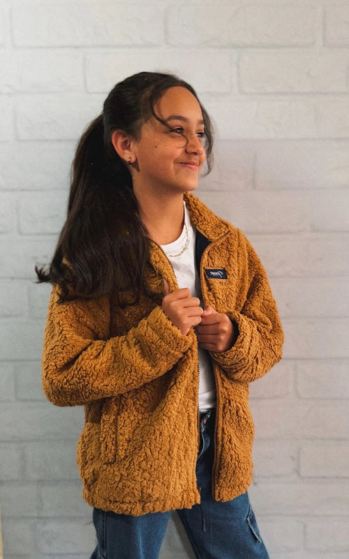 SACO OVEJERO CARAMELO - NIÑOS