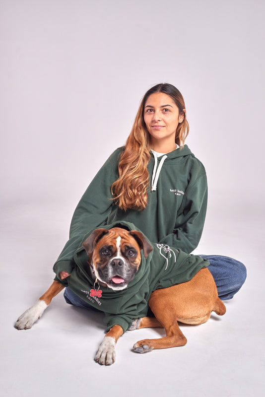 Hoodie unisex Puppis x Domenica - vista frontal