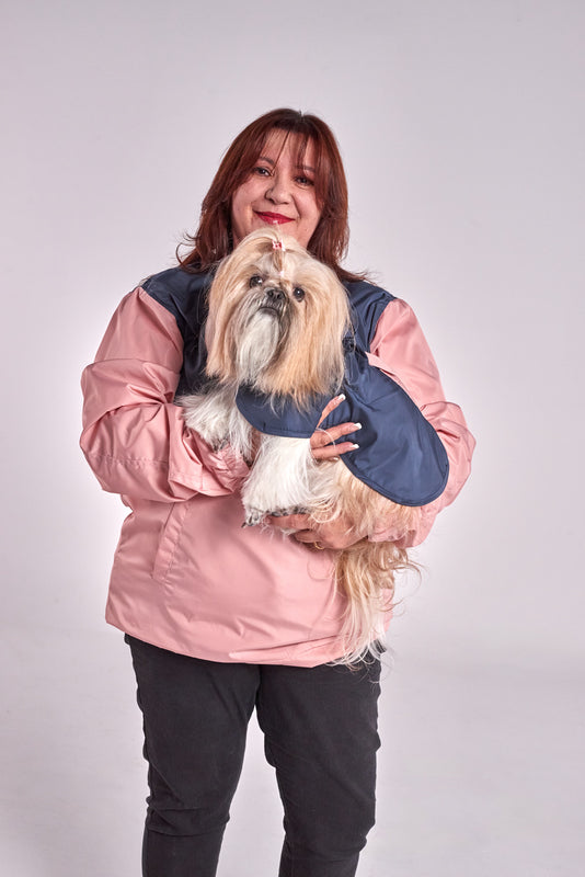 CHAQUETA ROMPEVIENTOS AZUL UNISEX - PUPPIS X DOMENICA