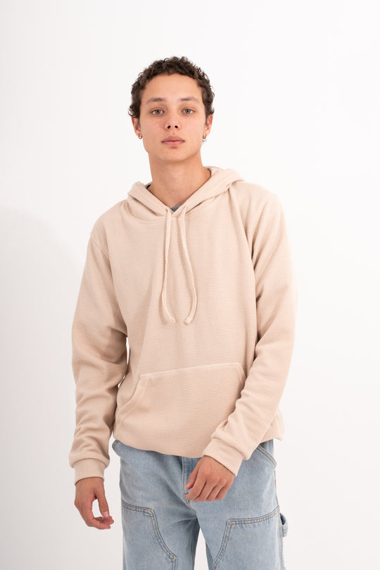 HOODIE BEIGE UNISEX- BÁSICO