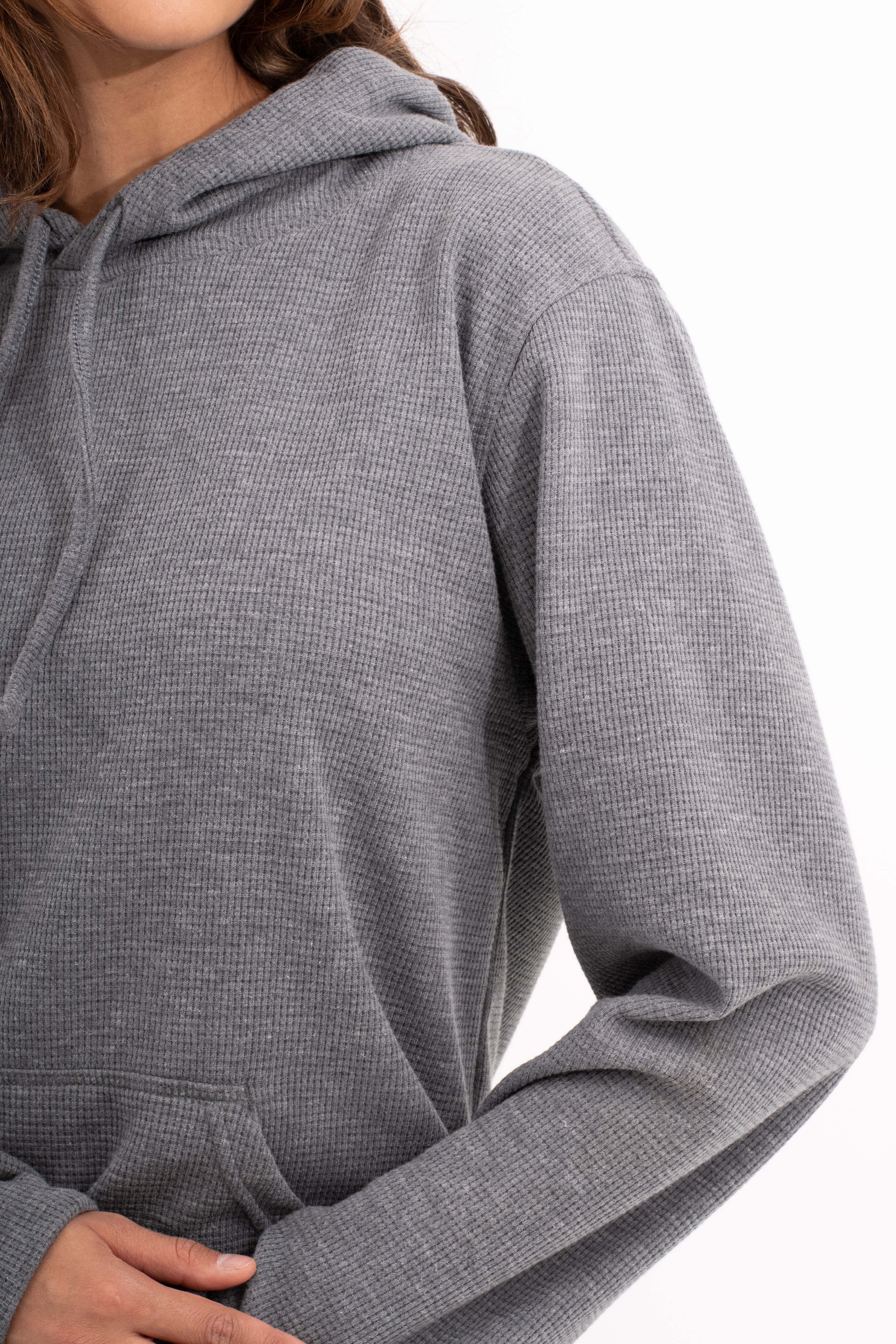 HOODIE GRIS UNISEX - BÁSICO-7
