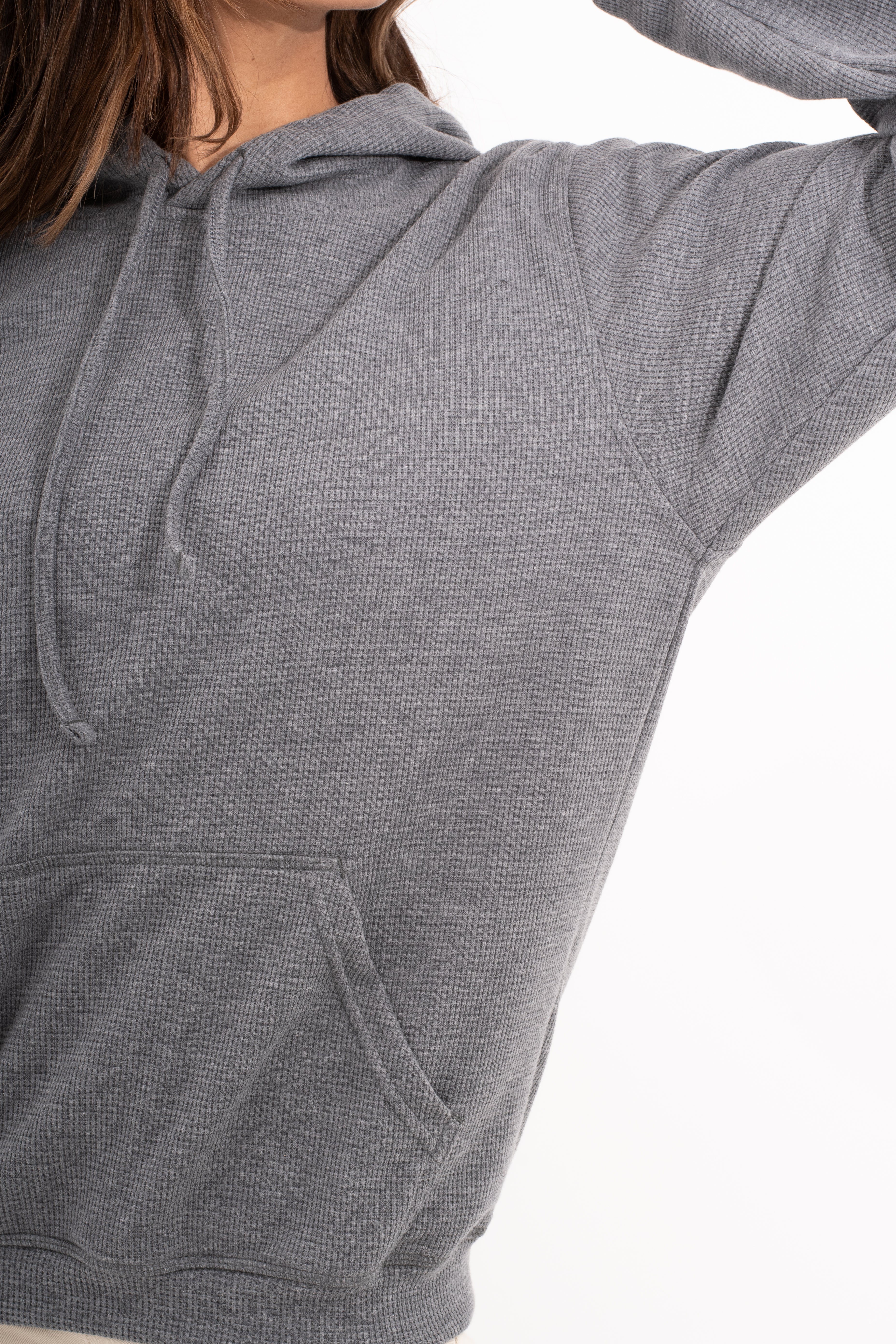 HOODIE GRIS UNISEX - BÁSICO-4