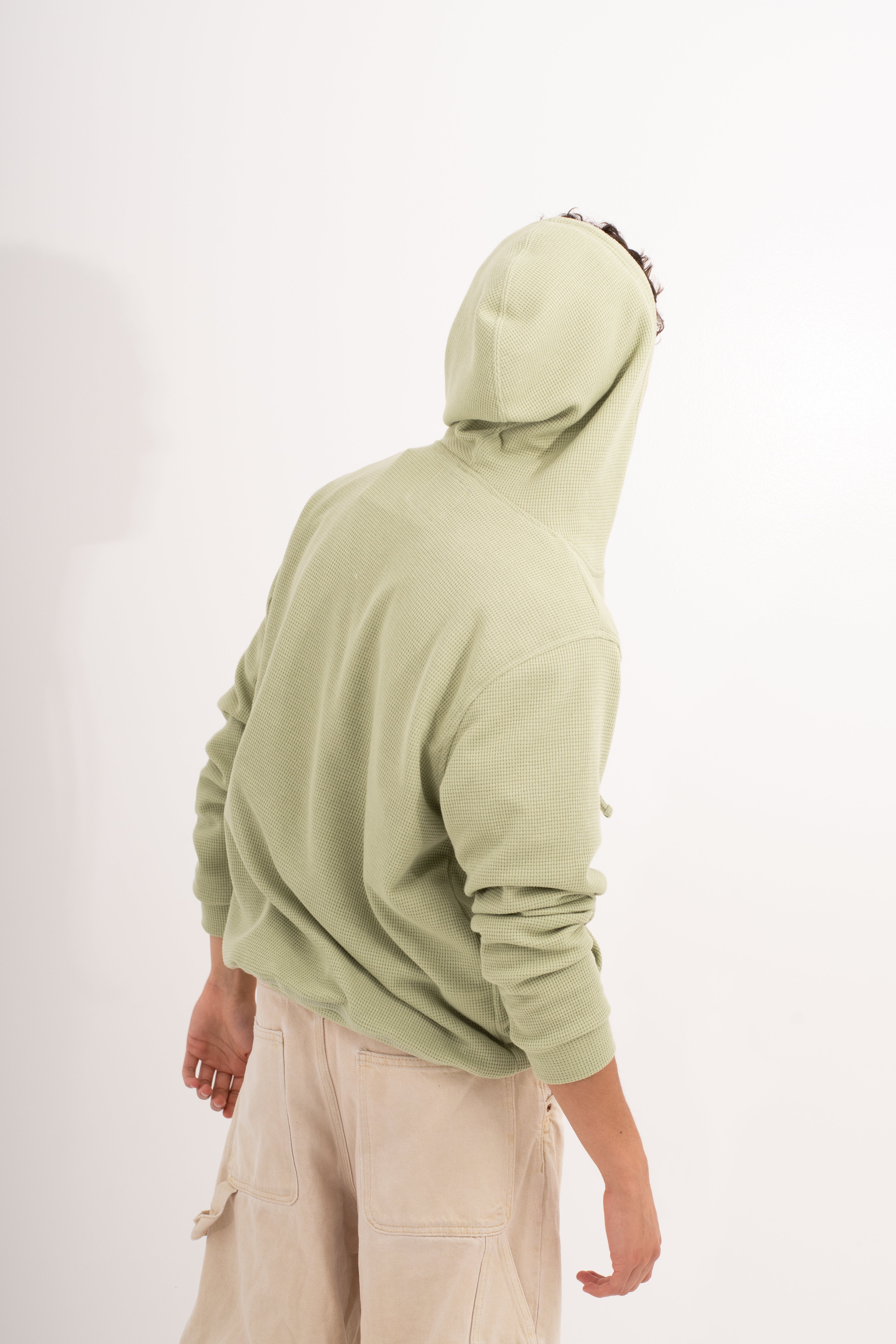 HOODIE VERDE CLARO  UNISEX- BÁSICO-7