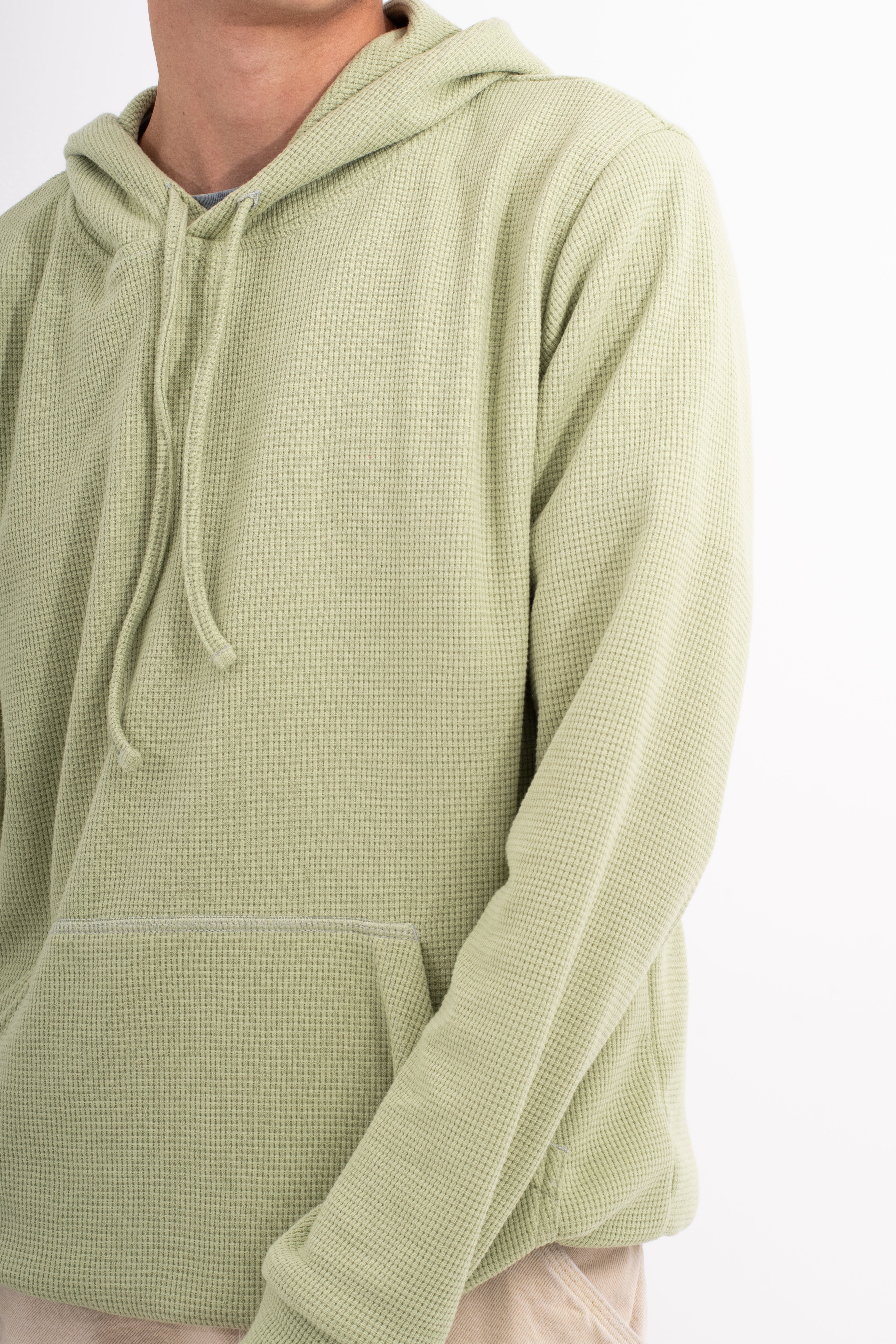 HOODIE VERDE CLARO  UNISEX- BÁSICO-4