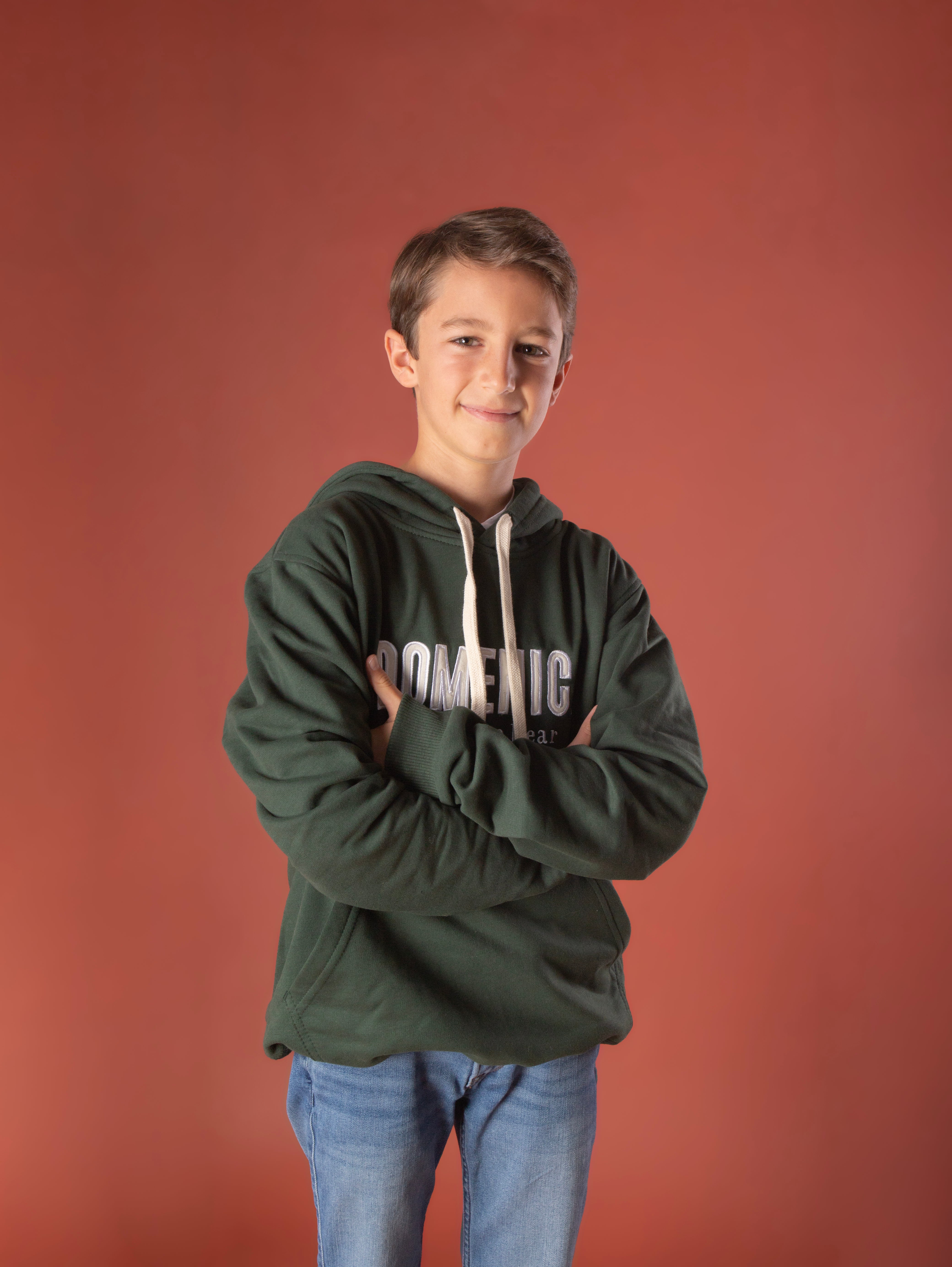 HOODIE DOMENICA VERDE - NIÑOS