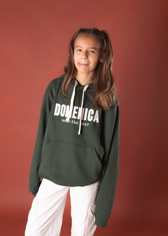 HOODIE DOMENICA VERDE - NIÑOS