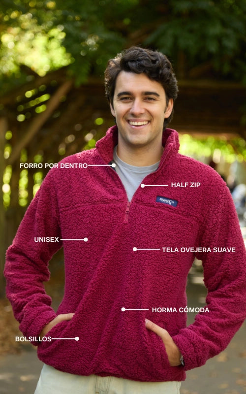 SACO OVEJERO CEREZA - UNISEX