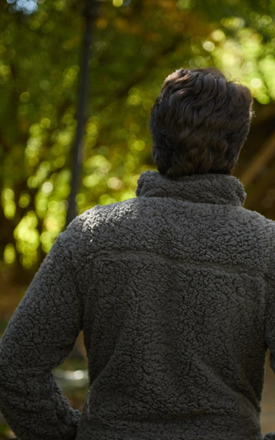 SACO OVEJERO GRIS OSCURO - UNISEX