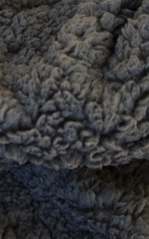 SACO OVEJERO GRIS OSCURO - UNISEX