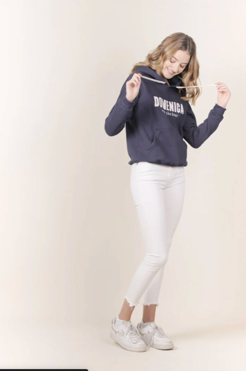 HOODIE DOMENICA AZUL - UNISEX