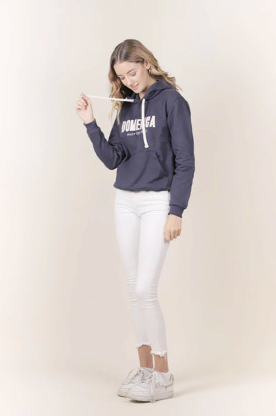 HOODIE DOMENICA AZUL - UNISEX