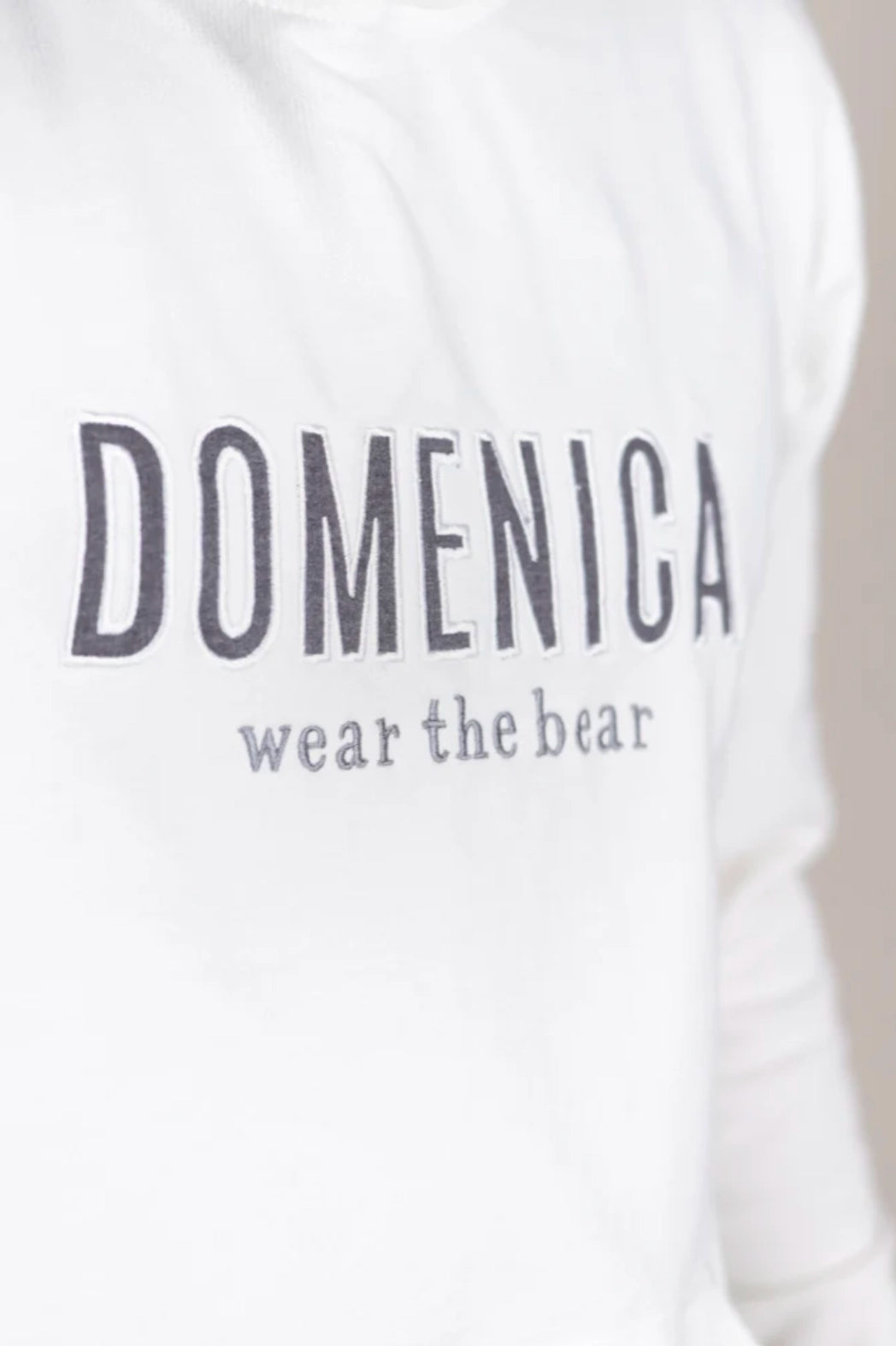 HOODIE DOMENICA CREMA - UNISEX-6