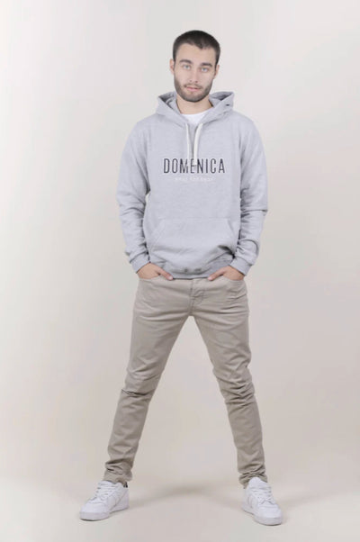 HOODIE DOMENICA GRIS - UNISEX