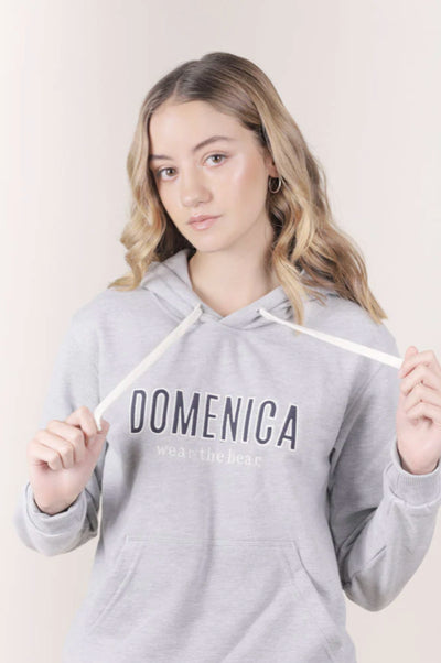 HOODIE DOMENICA GRIS - UNISEX