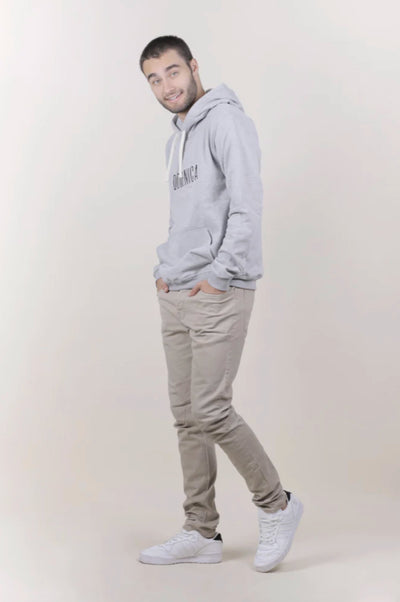 HOODIE DOMENICA GRIS - UNISEX