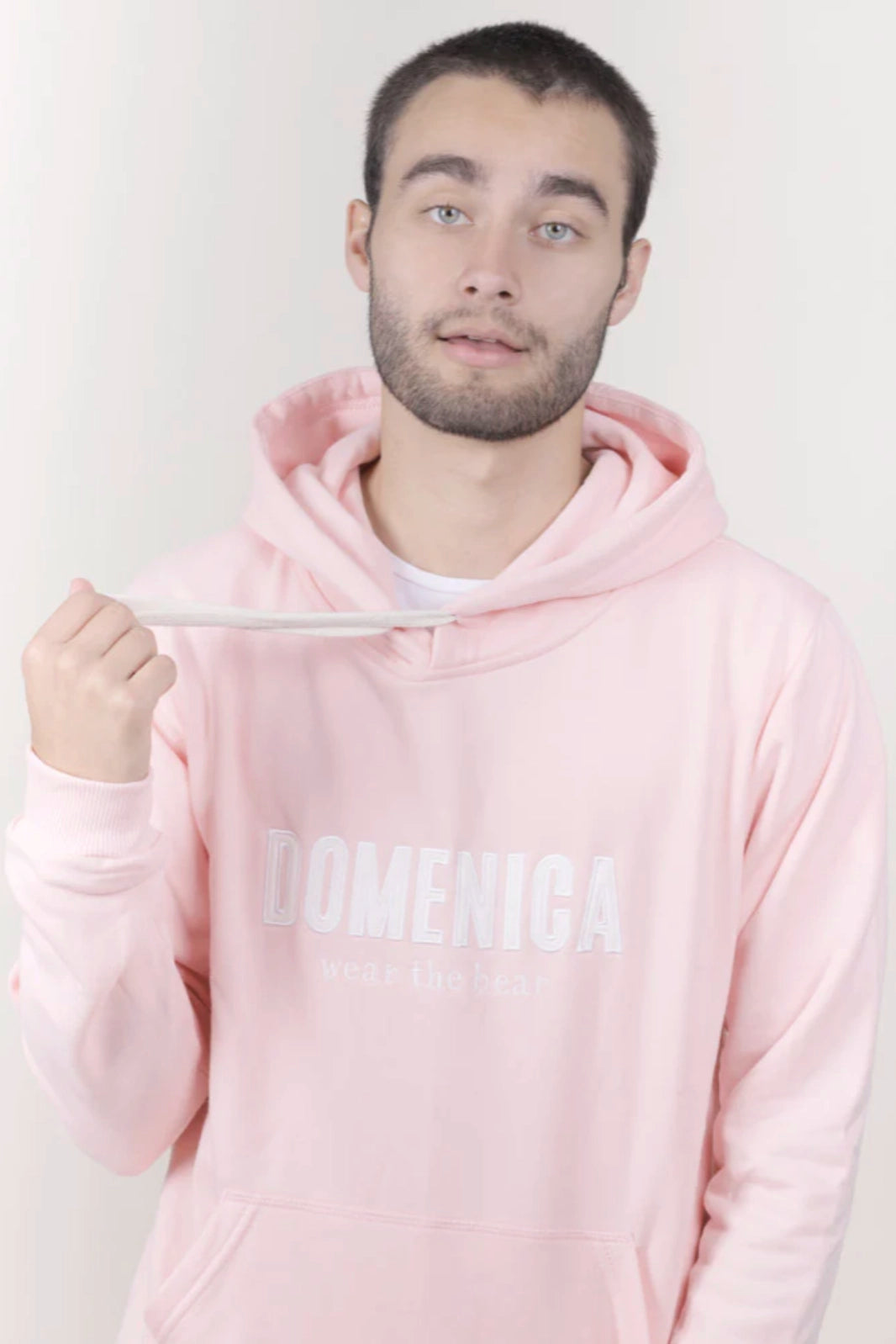 HOODIE DOMENICA ROSADO - UNISEX