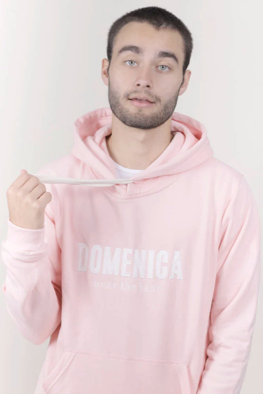 HOODIE DOMENICA ROSADO - UNISEX