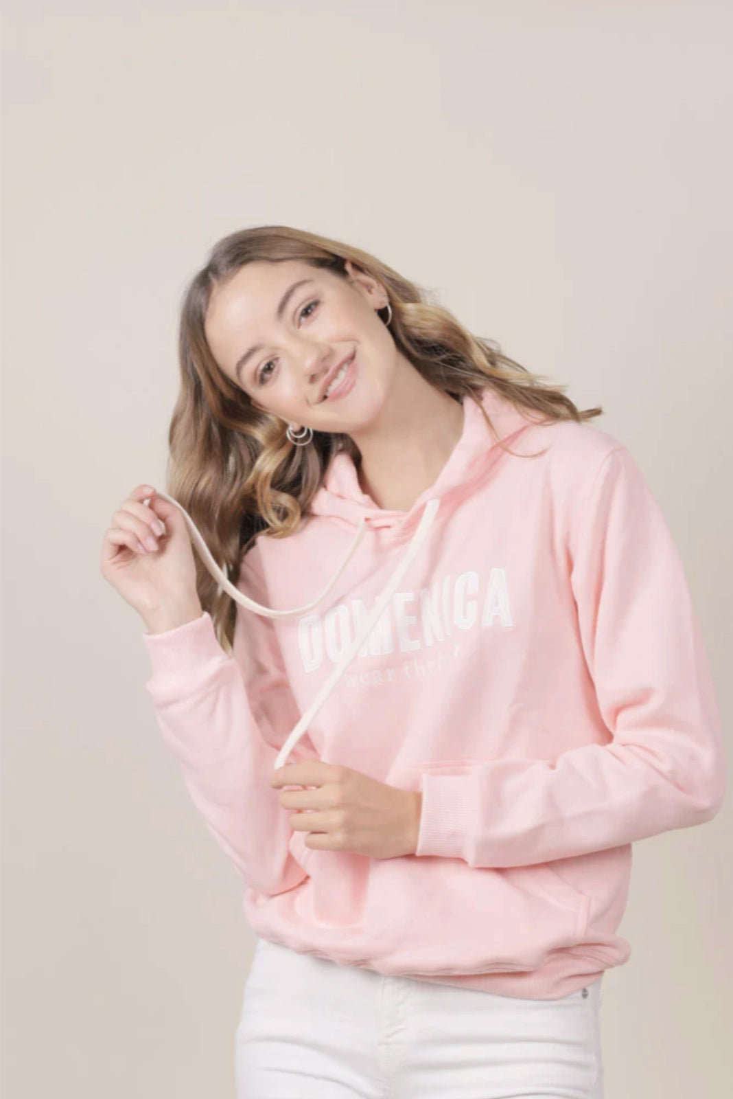 HOODIE DOMENICA ROSADO - UNISEX-3
