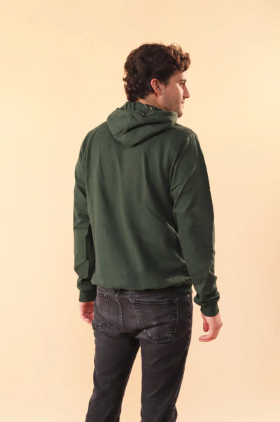 HOODIE DOMENICA VERDE MILITAR - UNISEX