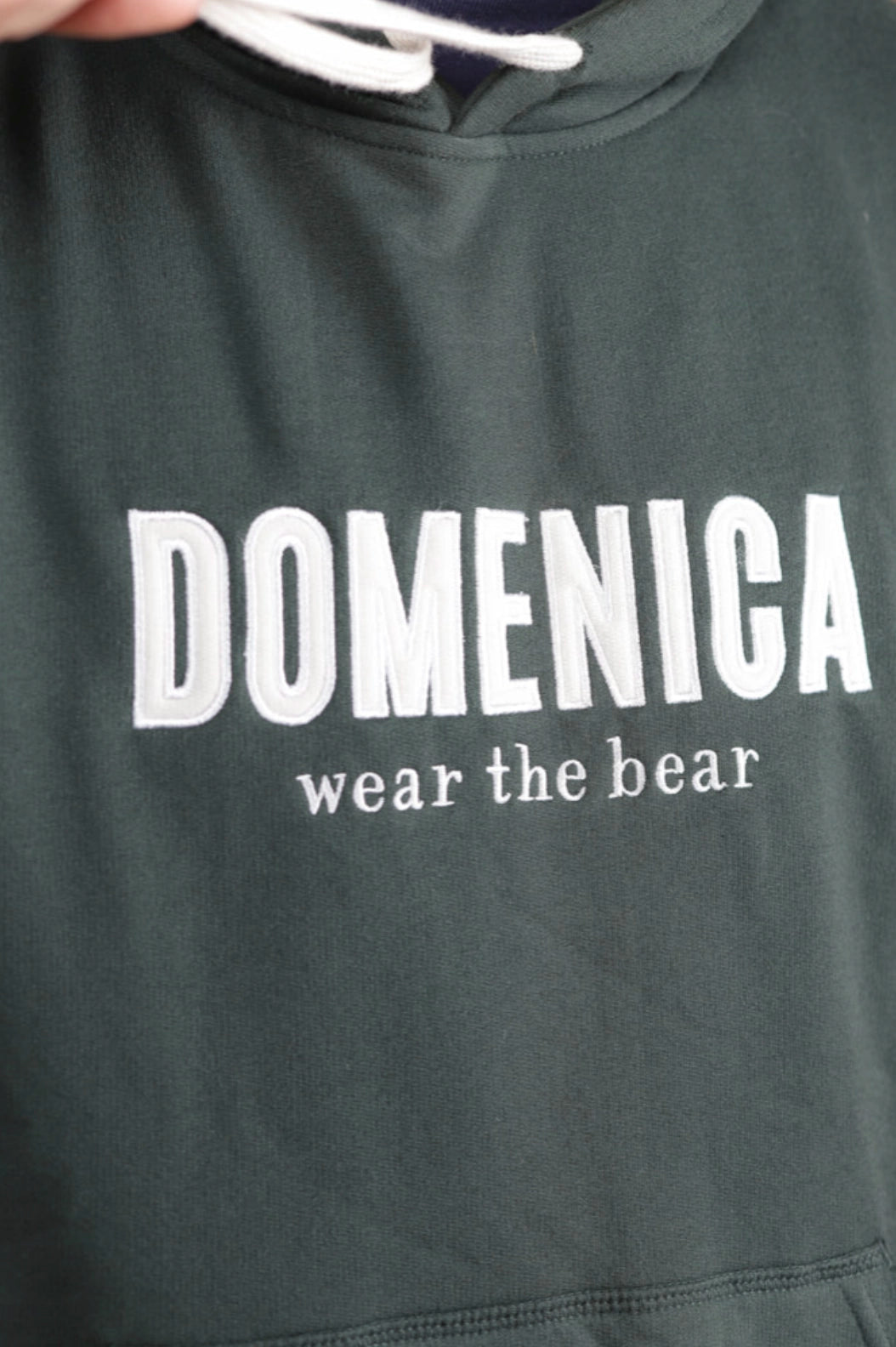 HOODIE DOMENICA VERDE MILITAR - UNISEX-6