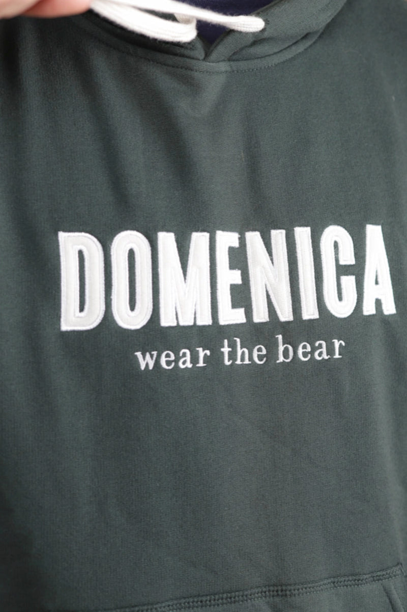 HOODIE DOMENICA VERDE MILITAR - UNISEX