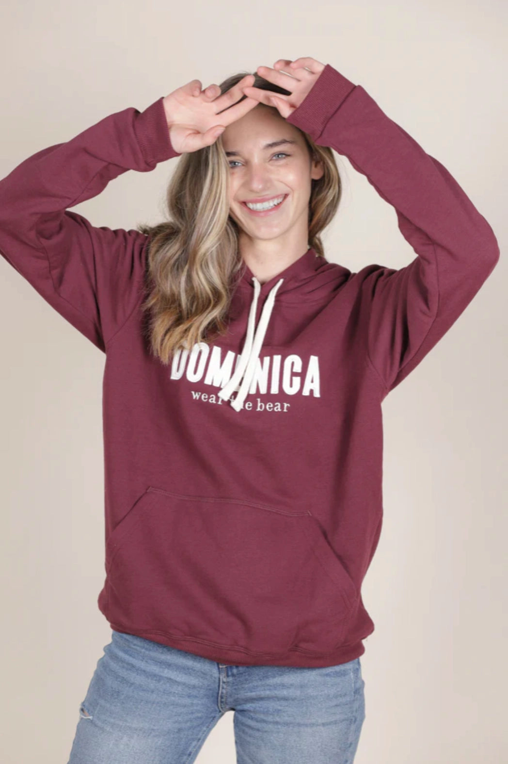HOODIE DOMENICA VINOTINTO - UNISEX
