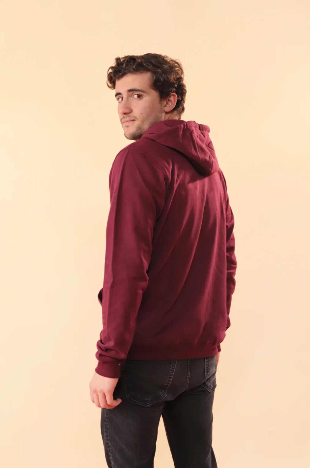 HOODIE DOMENICA VINOTINTO - UNISEX-3