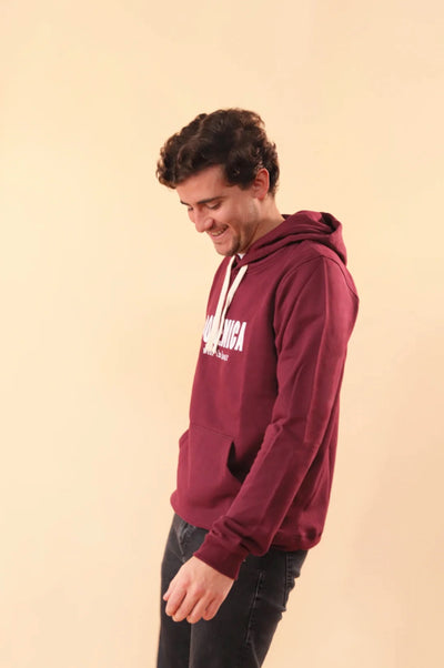 HOODIE DOMENICA VINOTINTO - UNISEX
