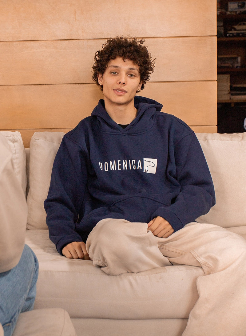 HOODIE OSO AZUL OVERSIZED - UNISEX