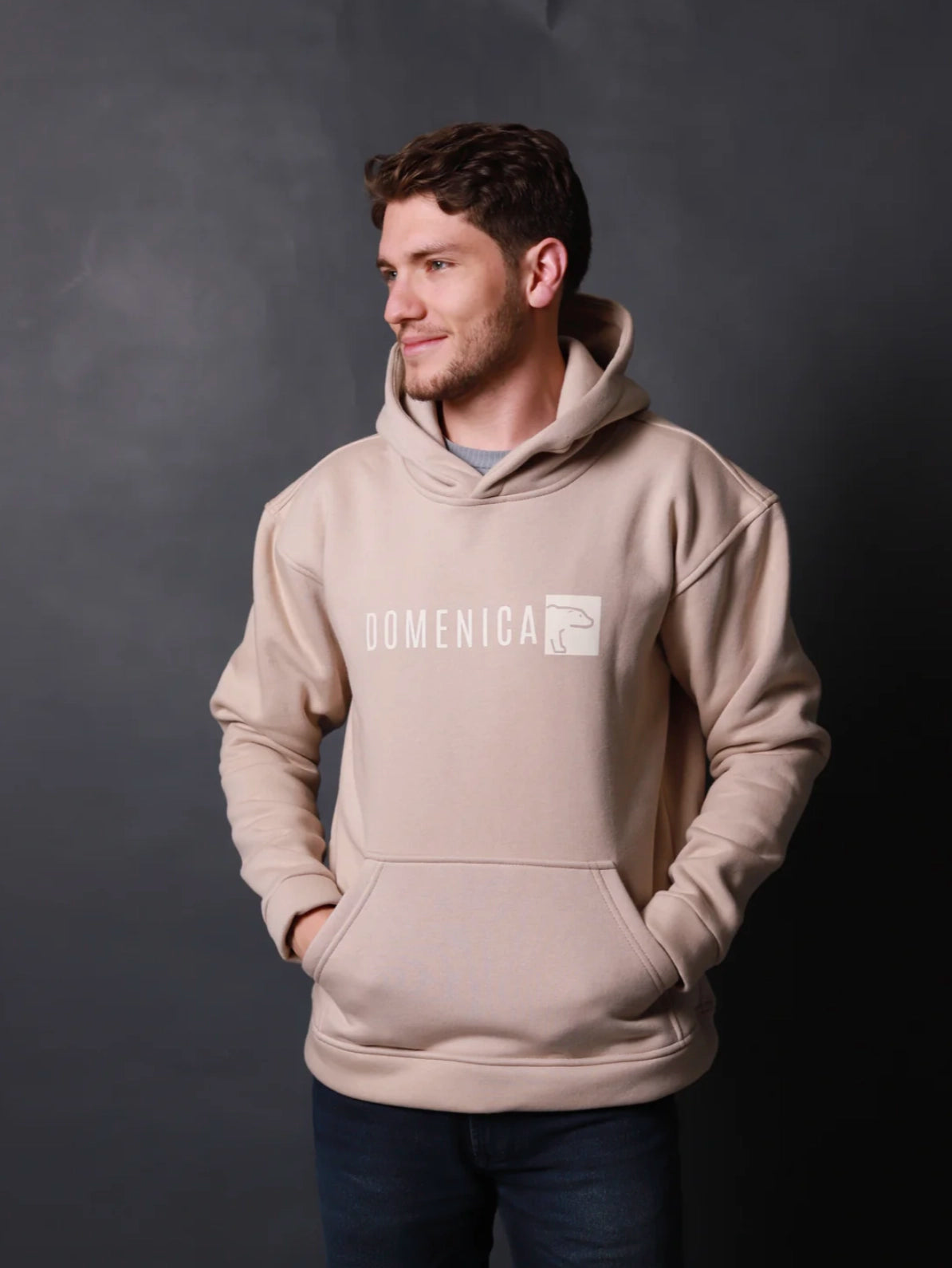 HOODIE OSO BEIGE OVERSIZED - UNISEX-5