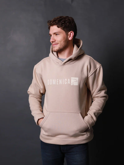 HOODIE OSO BEIGE OVERSIZED - UNISEX