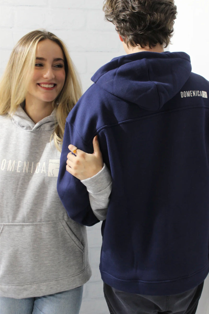 HOODIE OSO GRIS OVERSIZED - UNISEX
