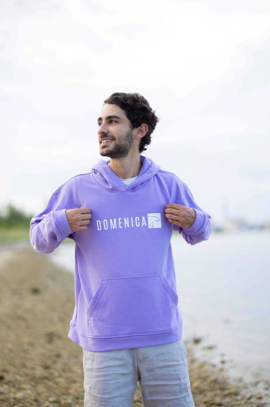 HOODIE OSO MORADO OVERSIZED - UNISEX